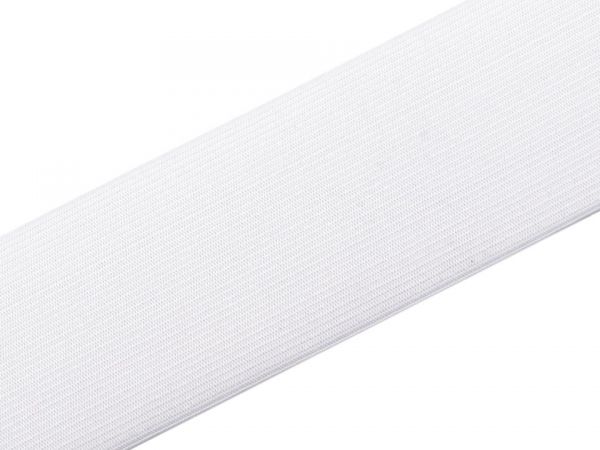 Guma prádlová pevná 45mm bílá