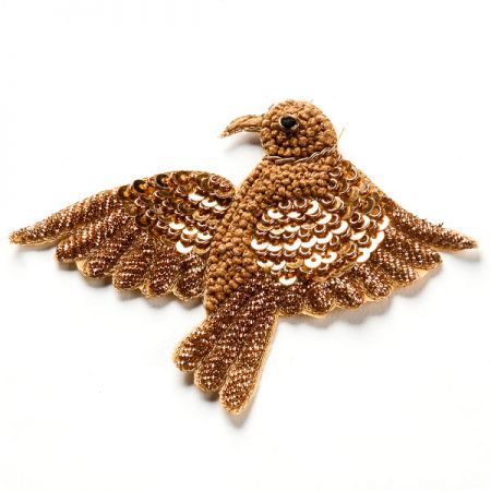 Zvířecí aplikace barevní papoušci smetanová