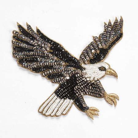 Zvířecí aplikace orel černobílý