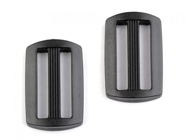 Přezka průvlek šíře 30 mm plast černá