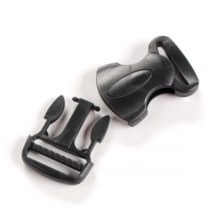 Spona trojzubec šířka 25 mm designová černá