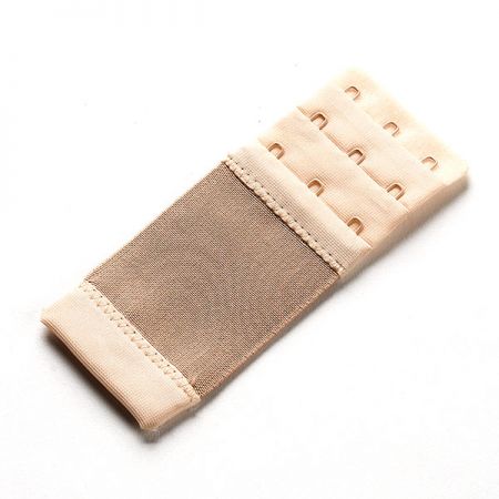 Prodloužení obvodu podprsenky šíře 40 mm trojřadé 3×3 na gumě tělové