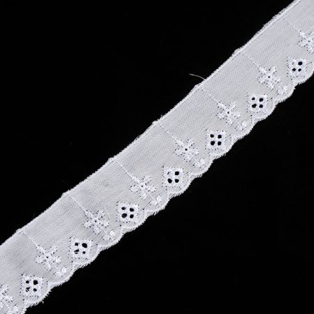 Krajka lem madeira štykování šíře vzoru 15-20mm