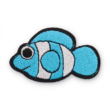 Nažehlovačka rybka modrobílá