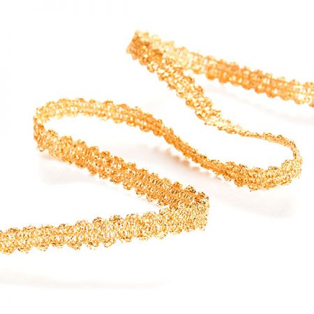 Prýmek leonský vlnka zlatá  malá