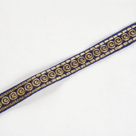 Sametová stuha vyšívaná orientální vzor