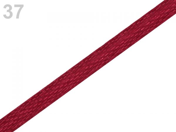 Atlasová stuha šíře 3mm vínová