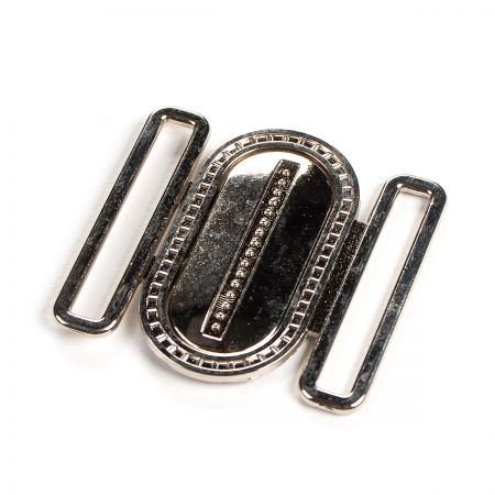 Spona opasková kov ovál průvlak 40 mm nikl