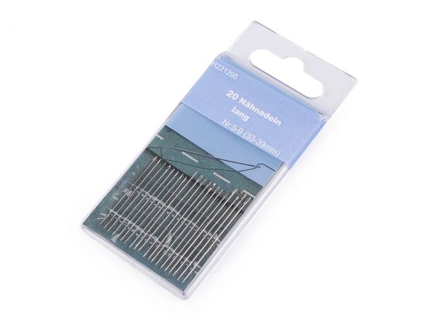 Jehly na ruční šití krátké ostré