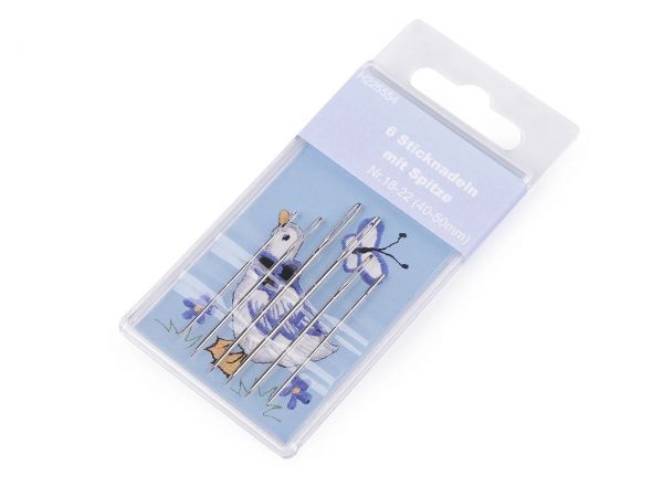 Jehly vyšívací mix ostré