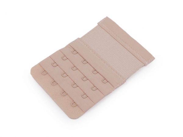 Prodloužení k podprsence šíře 70mm 4 řady/4 očka na gumě tělová