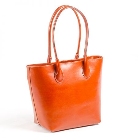 Kožená kabelka dámska hrdzavohnedé