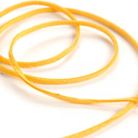 Řemínek, pásek imitující kůži žlutá