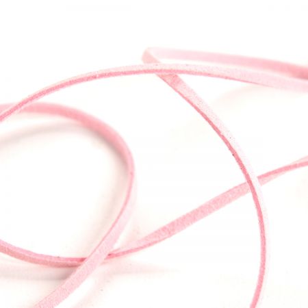 Řemínek, pásek imitující kůži pastel růžová