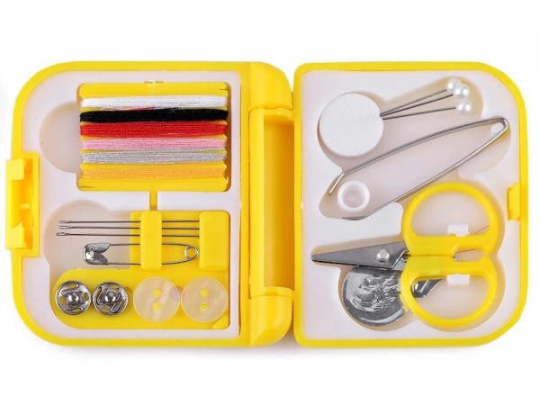 Šitíčko v plastovém pouzdře růžové