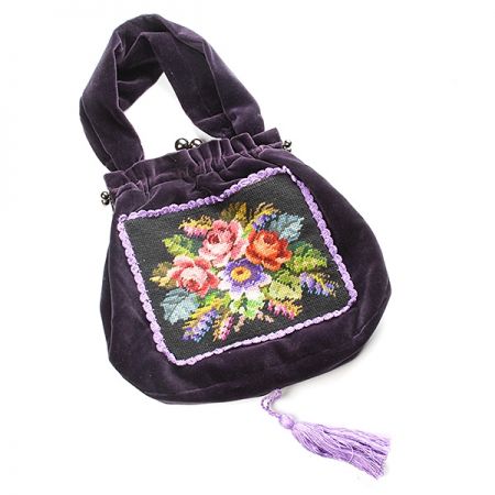 Originální taška design Marlen gobelín tm.fialová