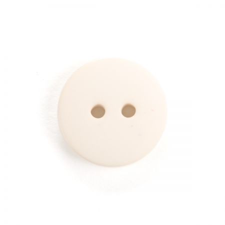 Knoflík plastový kulatý smetanový 24"