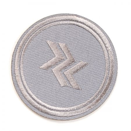 Nažehlovačka/samolepka kruh šedá