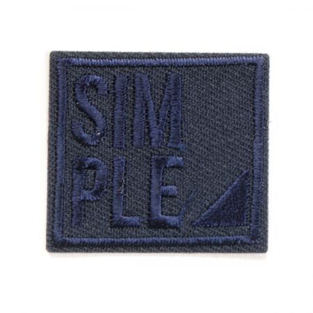 Nažehlovačka/samolepka SIMPLE tm.modrá