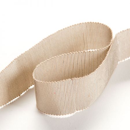 Rypsová stuha viskoza šedá