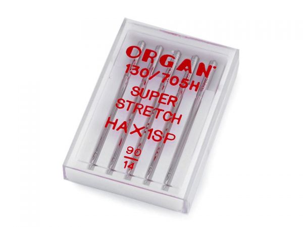 Strojové jehly Super stretch ORGAN 90