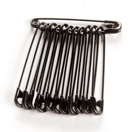 Spínací špendlík 5 cm černý