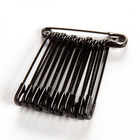 Spínací špendlík 29mm černý