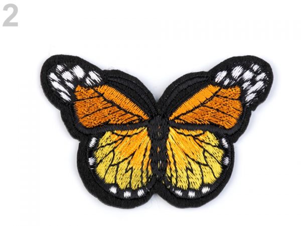 Nažehlovačka motýl oranžovožlutý