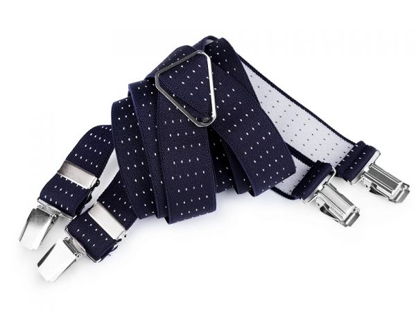 Šle pánské šíře 3,0 cm délka 125cm typ X tm.modré