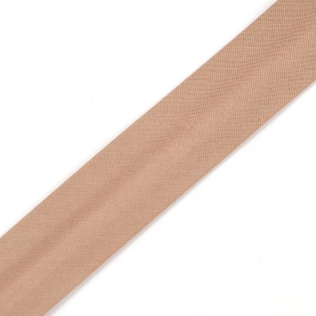 Šikmý proužek bavlna zažehlený 30 mm camel hnědý