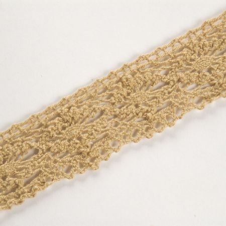 Krajka hrubá lem režná