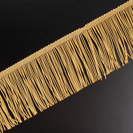 Třásně jemné 10 cm délka zlaté