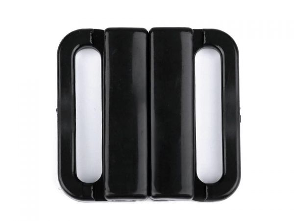 Plavkové zapínání 25mm plast černé