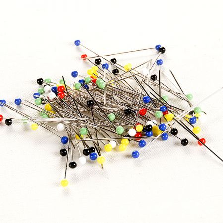 Špendlíky GALANT se skleněnou hlavičkou 48mm 30 g 