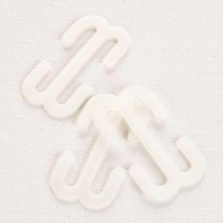 Spojka ramínková balení 3ks bílé průsvitné