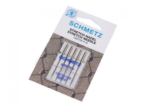 Strojové jehly Stretch sdružené SCHMETZ 90 na kartě