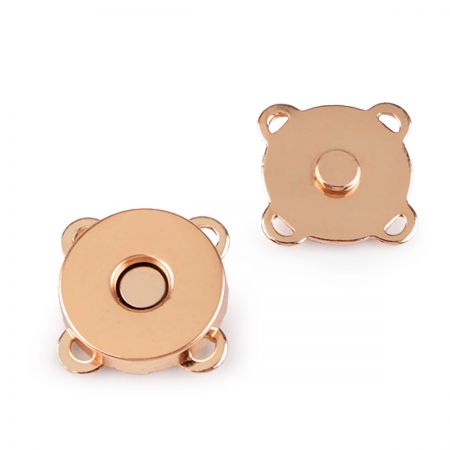 Magnetické zapínání našívací 18 mm zlatá