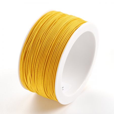 Guma pruženka kulatá 1,2mm klobouková žlutá