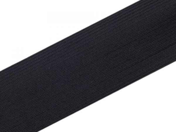 Guma prádlová hladká šíře 40 mm tkaná černá PEGA