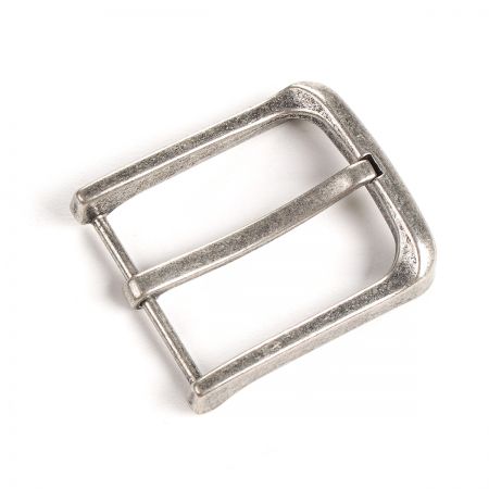 Spona opasková kov zaoblená průvlak 40 mm nikl antik