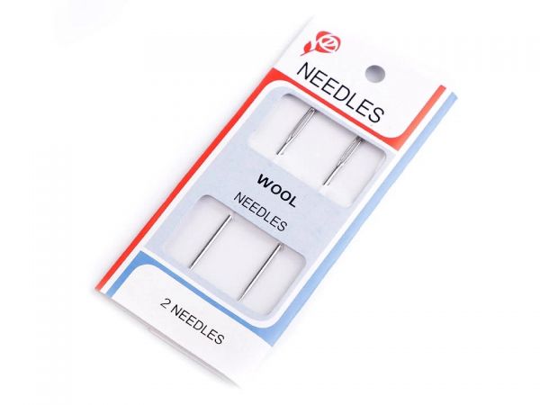 Jehly na vlnu ostré a na stužkové vyšívání