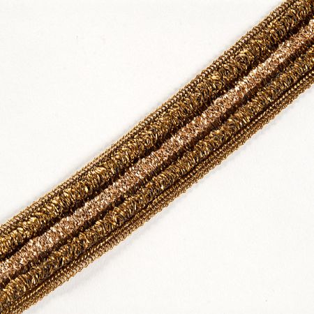 Prýmek leonský zlatý plastictický vzor starozlatá