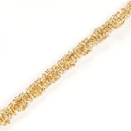 Prýmek leonský vlnka zlatá  světlá malá