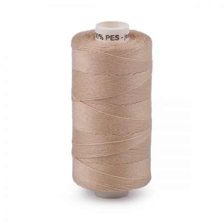 Nitě jeans 30×3 tex, 100% PES, návin 200 m, béžová