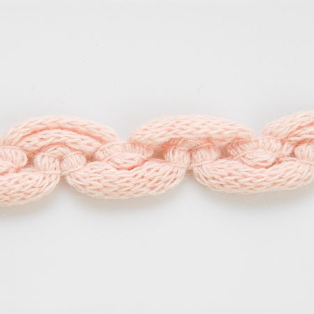 Pleteninová porta vlnky pastel ružová