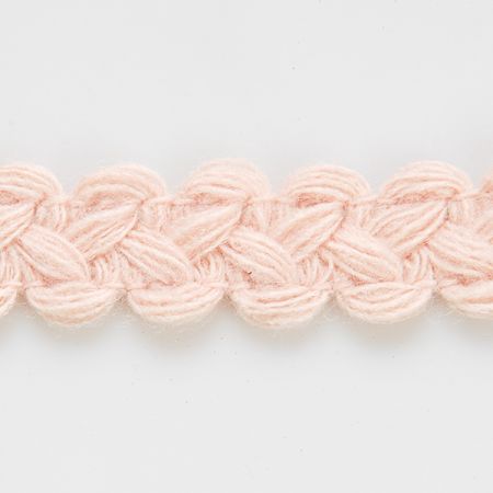 Pleteninová porta copánek pastel růžová