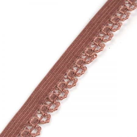 Krajková guma pruženka hnědá