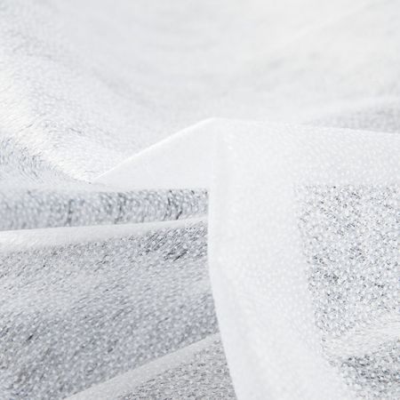 Vlizelín lepiace 160cm biely bodkovaná