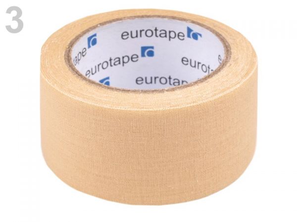 Textilní lepící páska kobercová slonová kost