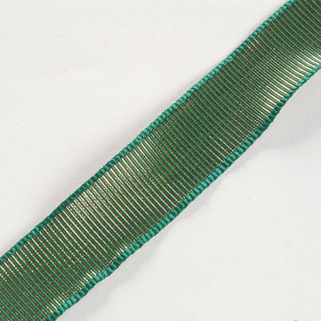 Stuha rex zlatozelená 27mm